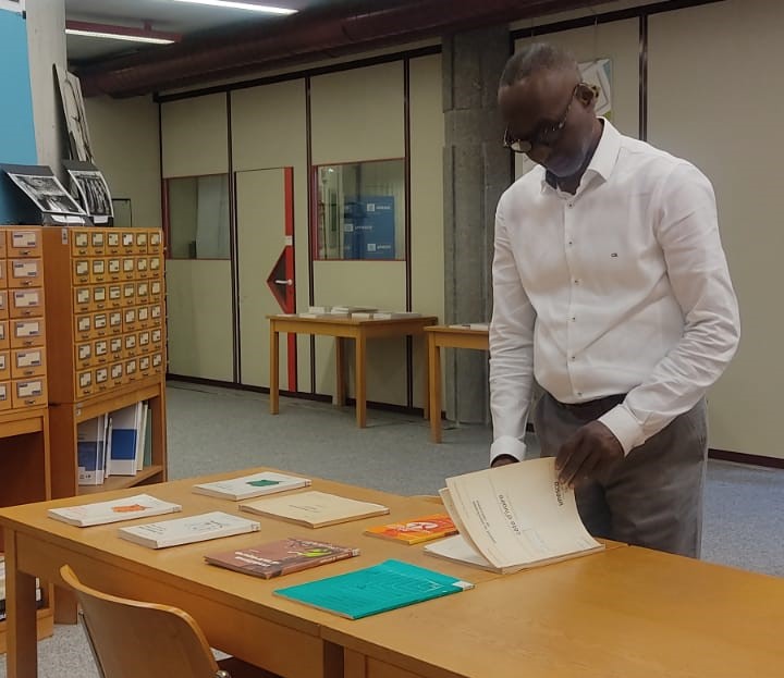 Back in action after a refreshing summer break! Our first visitor, Dr. Malick Diaby from @UNESCOAbidjan, graced us with his presence. We're truly grateful for his keen interest and the lively discussion we had on <a href="/IBE_UNESCO/">UNESCO-IBE</a> historical textbooks. <a href="/malickDiaby/">Malick Diaby</a> <a href="/simo_popa/">Simona Popa</a>