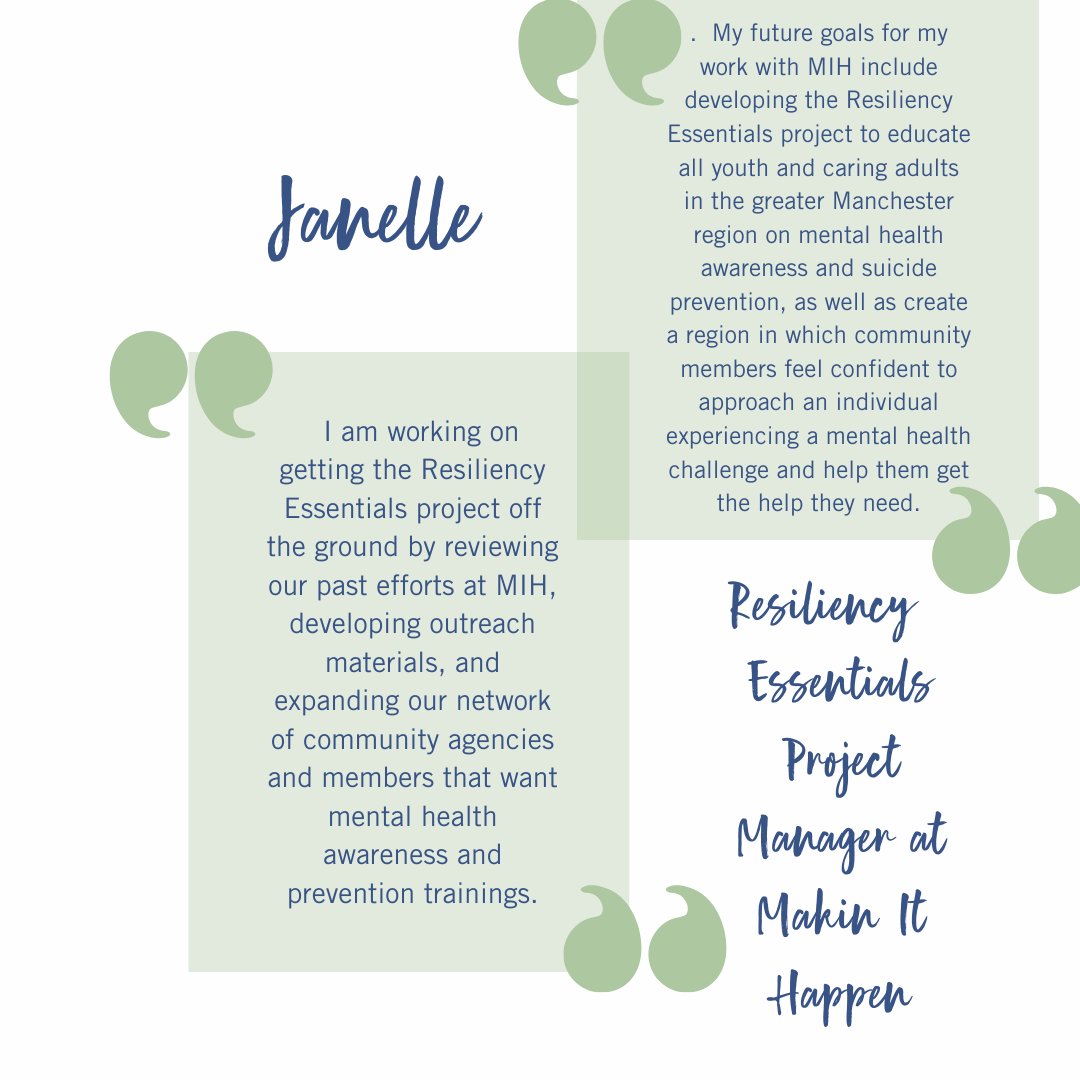 Exciting news! 🌟 Introducing Janelle Havens, our new Resiliency Essentials Project Manager. 
Read more about Janelle and her background here:
makinithappen.org/welcome-to-the…