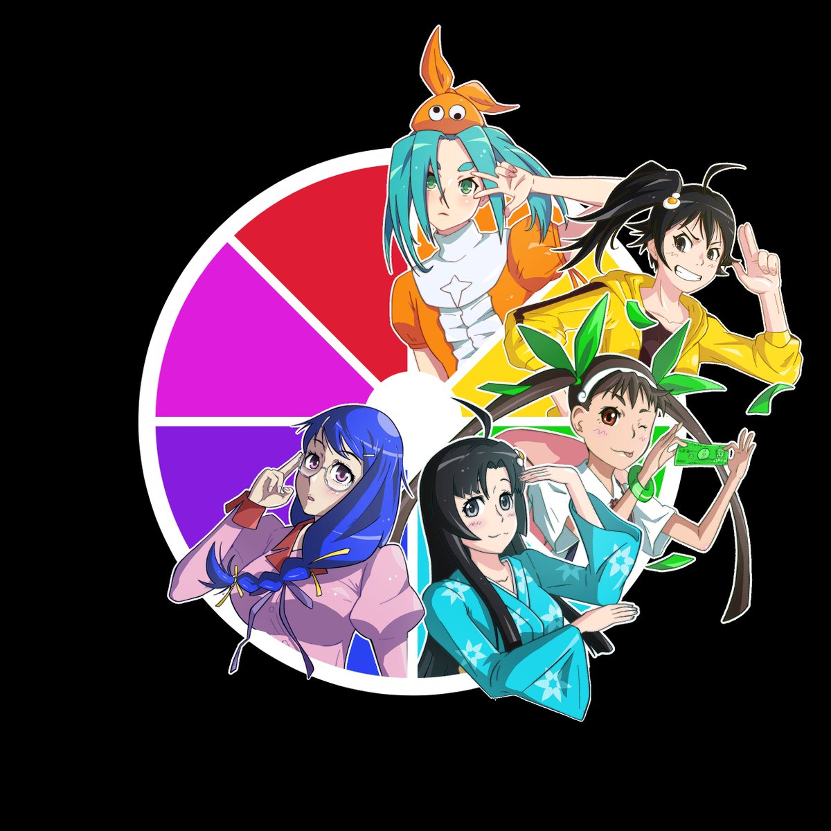 HatoSama96's tweet photo. "I don't know everything. I just know what I know"

And I don't know why I chose to change her hair color palette just to put her in the blue slot. Actually, I do. She's best girl, so she has to be in it. https://t.co/LbnSeWHuLN