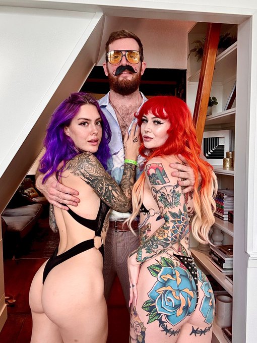 We finally got to work with The Girth Mechanic! Lol @girthmasterr @letlovelesslive @FleshMechanic19 😏