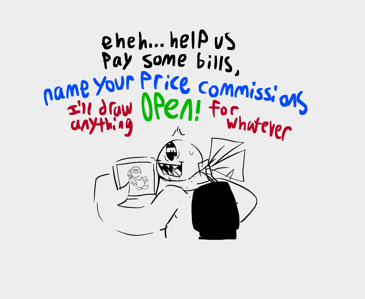 ★SMILEY-T00NZ★ (@hankerchelf) on Twitter photo i really dont like asking for help but
yknow what time it is??? any price commissions lets go
just throw your $$$$ and character at me and see what you get yipee
🔄RTs are greatly appreciated please💙
my🅿️ay_pal is hankercheiff@gmail.com i really dont like asking for help but
yknow what time it is??? any price commissions lets go
just throw your $$$$ and character at me and see what you get yipee
🔄RTs are greatly appreciated please💙
my🅿️ay_pal is hankercheiff@gmail.com