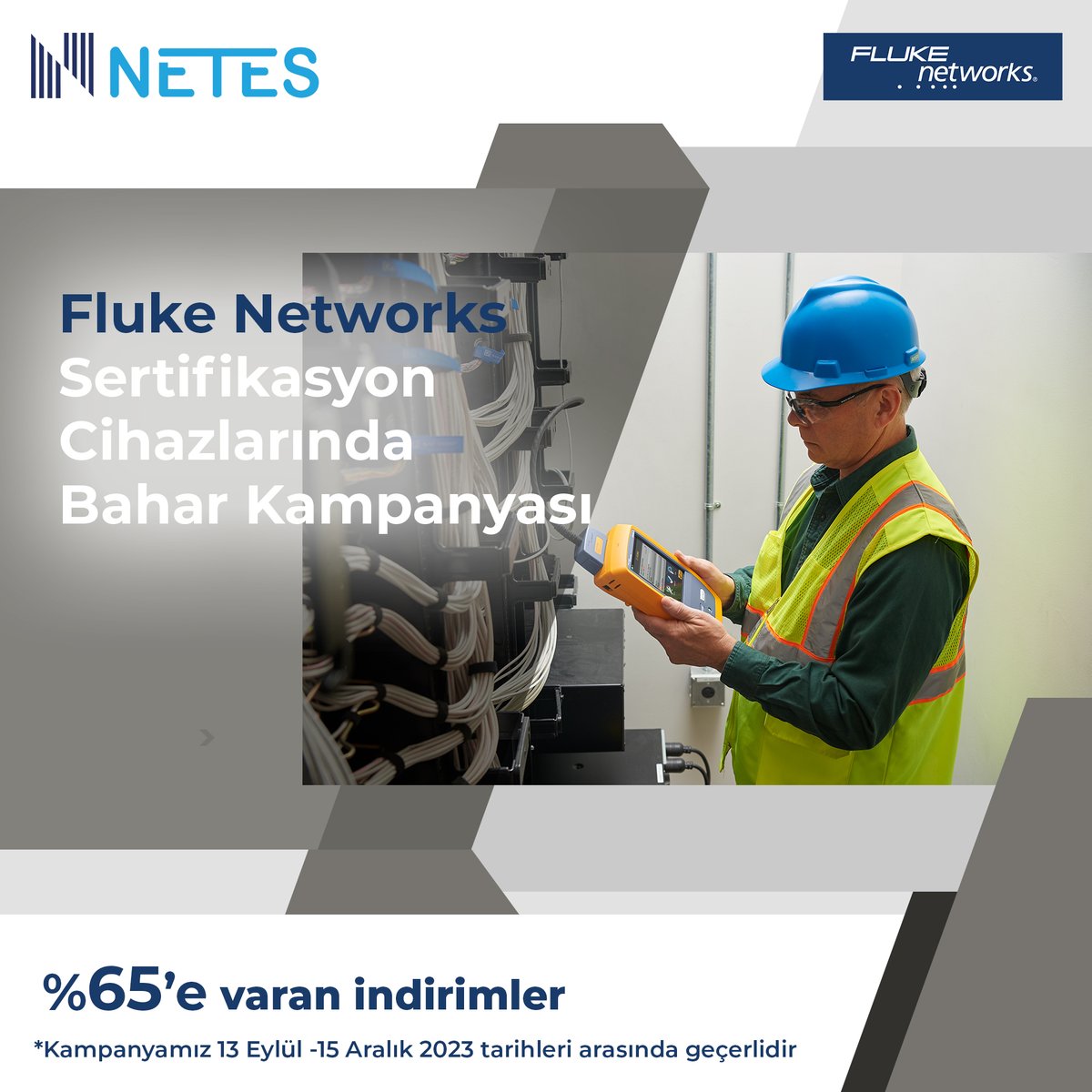 netesmuh's tweet image. 📢 FLUKE NETWORKS SERTİFİKASYON CİHAZLARINDA BAHAR KAMPANYASI BAŞLADI!

Fluke Networks ile %65&apos;e Varan İndirimler, Kaçırılmayacak Fırsatlar!

Ürünler hakkında detaylı bilgi edinmek için tıklayınız:netes.com.tr/kampanya/fluke…

@FlukeCorp 
@FlukeNetDCI 
#fluketools #flukenetworks