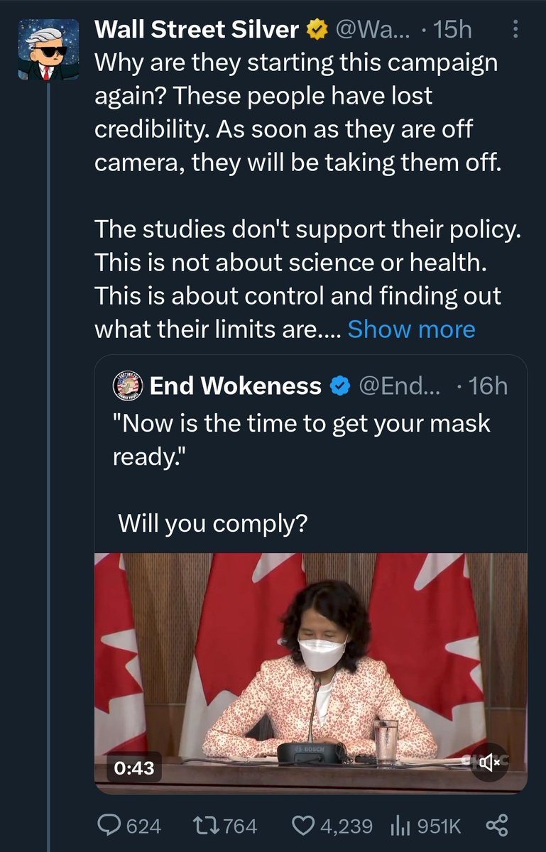 The comments under this post from the #DoNotComply crowd are ableist, untrue and a prime example of how selfish and doomed we are as a society 

#COVID19 #CovidIsNotOver #COVIDisAirborne #MasksWork #TheresaTam #CDNhealth #CDNpoli #Canada #CanadaHealth