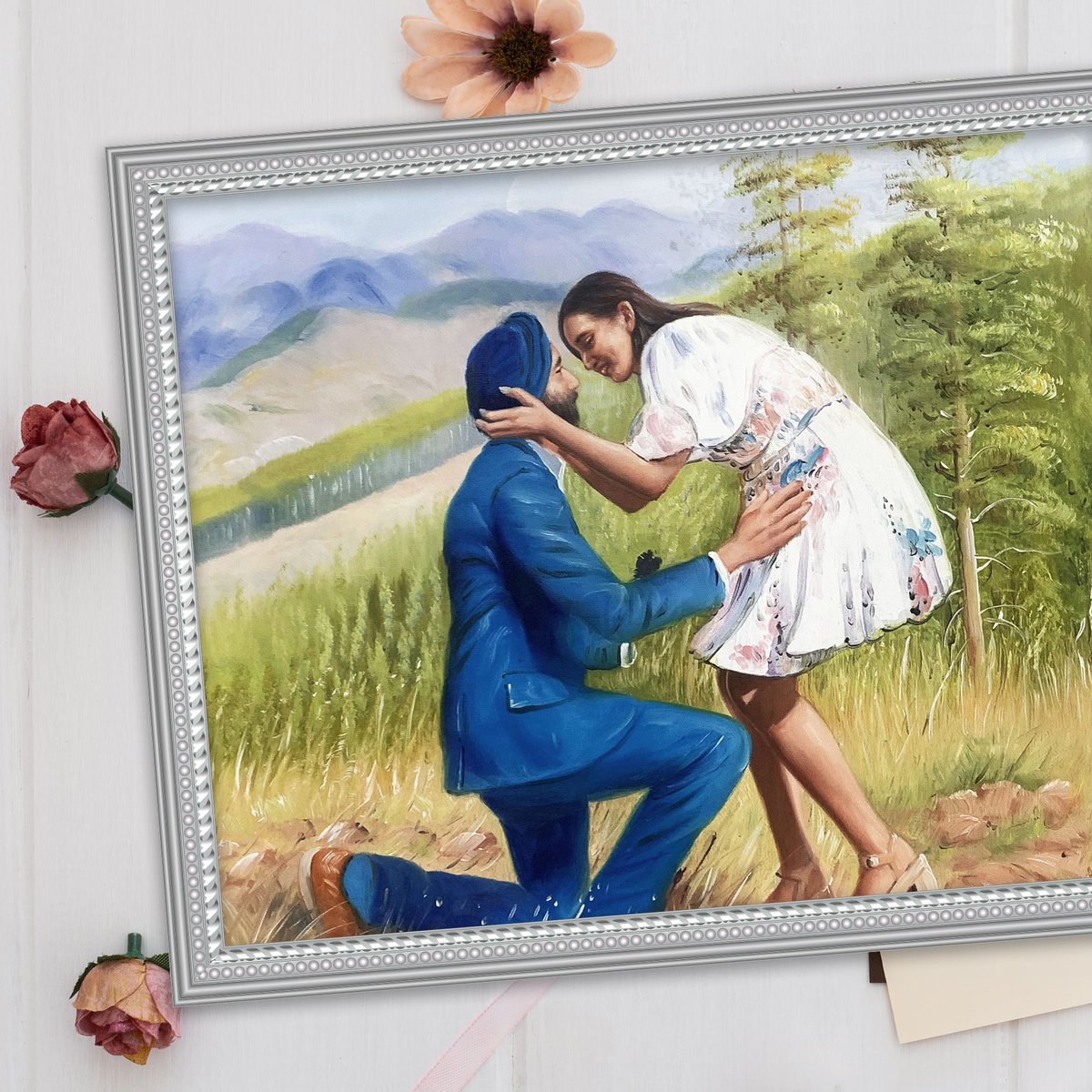 The things we share make life special - love, laughter, and precious moments that last a lifetime. 💜💭✨
 #paintyourlife #handpainted #customart #love #family #friendship #specialmoments #memories