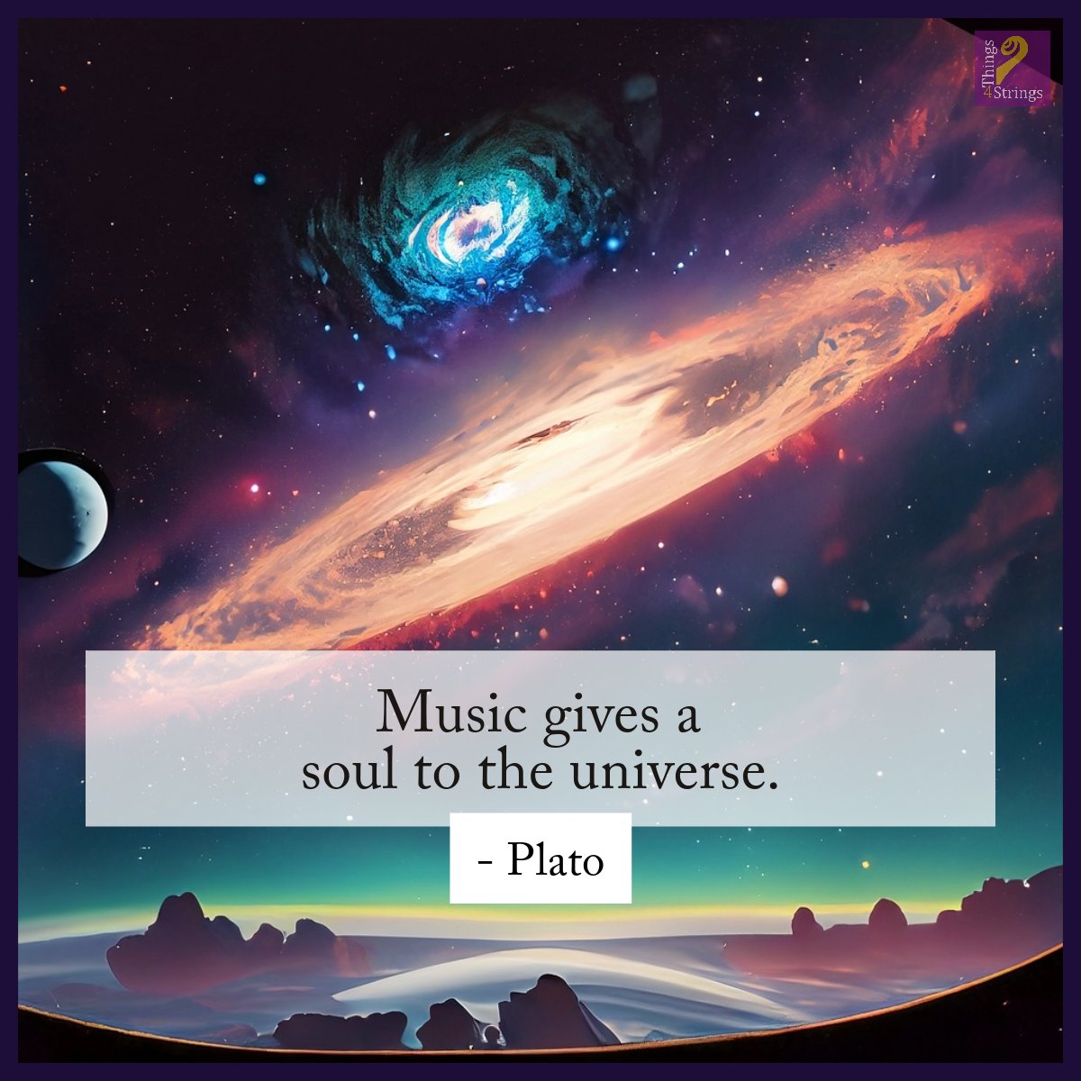 Plato believed music could imitate and influence emotions. He also believed music could impact a person's personality, fostering balanced emotions and improving overall well-being. . . . . #Plato #MusicMatters #BetterSkillsGreaterJoy #MusicQuotes #MusicianQuotes