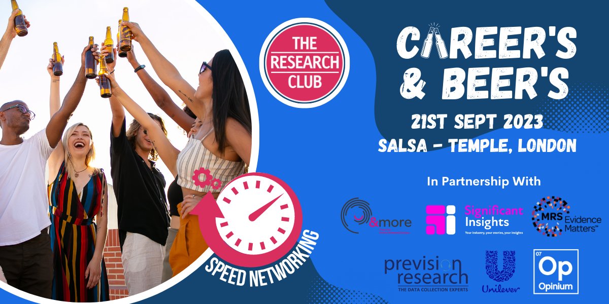 The angel in you wants to work on your career. The devil in you wants... beer? What to do? Luckily you're just in time to register for next week's Careers and Beers speed-networking event. Top tips and socialsing with &amp;more members and seniors in research: mrs.org.uk/event/more/car…