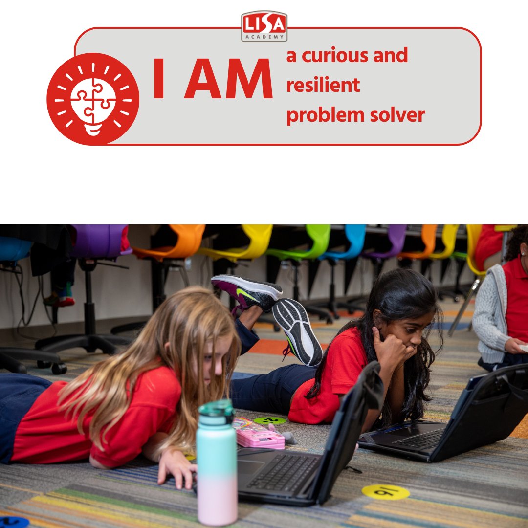 LISAAcademy's tweet photo. After gathering feedback from the LISA community, we articulated the qualities of the ideal LISA graduate in a "Student Success Profile."
Our focus for Quarter 1 is I AM a curious and resilient problem solver.
#JaguarsAREresilent #LookintoLISA https://t.co/d4OTKDZAx9