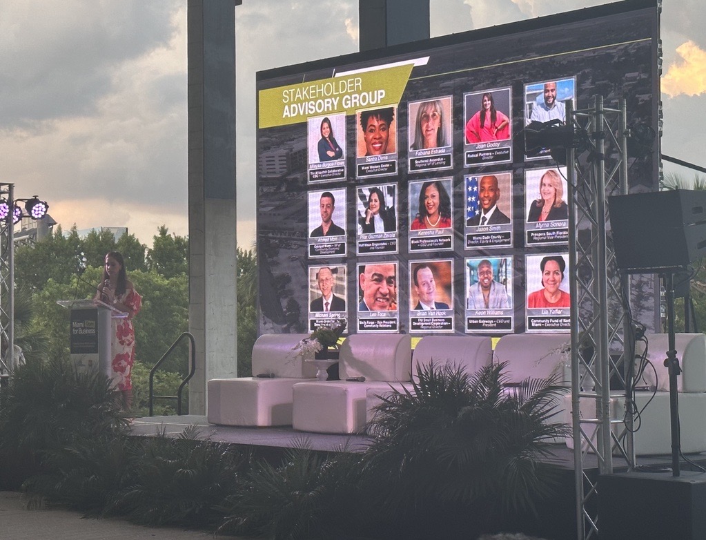 ProsperaUSA's tweet photo. #WowWednesday Congrats to the The Miami Foundation on their recent Miami Open for Business event fueled by Wells Fargo!  #ProsperaUSA
#MiamiOpenForBusiness #TheMiamiFoundation #WellsFargo #ProsperaPartners #ProsperaFunders #ProsperaCommunity #SouthFlorida #Miami https://t.co/YozaVHoJ5B