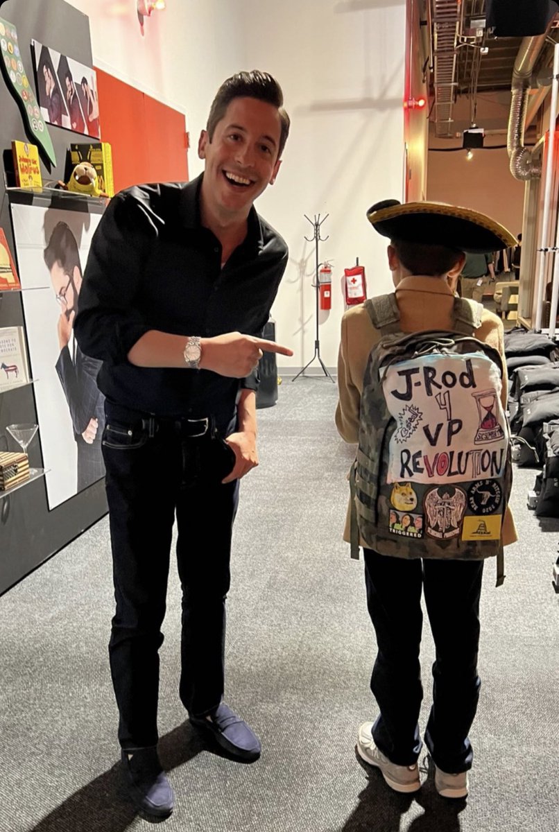 patch_ops's tweet image. Jaiden has added our #Triggered Patch to his backpack 😂

@michaeljknowles plz let me know a mailing address so we can send one of his J-Rod 4 VP Patches when they are avail next week!   

#PatchOps #Jrod #Jrod4vp #tuttletwins #based #basedbackpackboy #DTOM