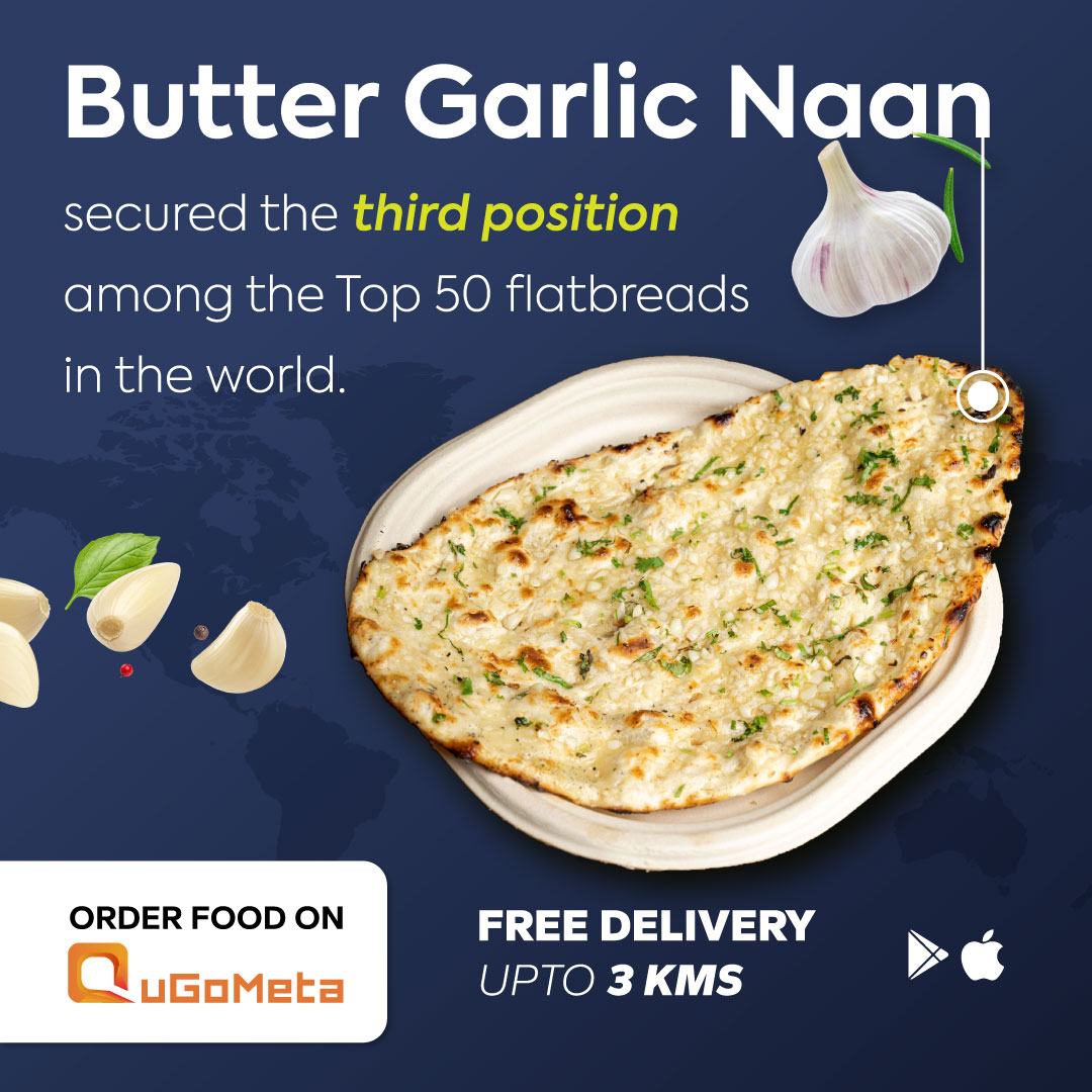 qugometa's tweet photo. 26th spot was effortlessly claimed by the Amritsari Kulcha. 🫓

The Roti secured the 27th position on the list released by Taste Atlas. 
Download the app now! 📱
https://t.co/cU07mQBnxy

#food #fooddeliveryapp #qugometa #freedelivery #tastewithoutborders #fooddeliveryservice https://t.co/USDOM9ufPd