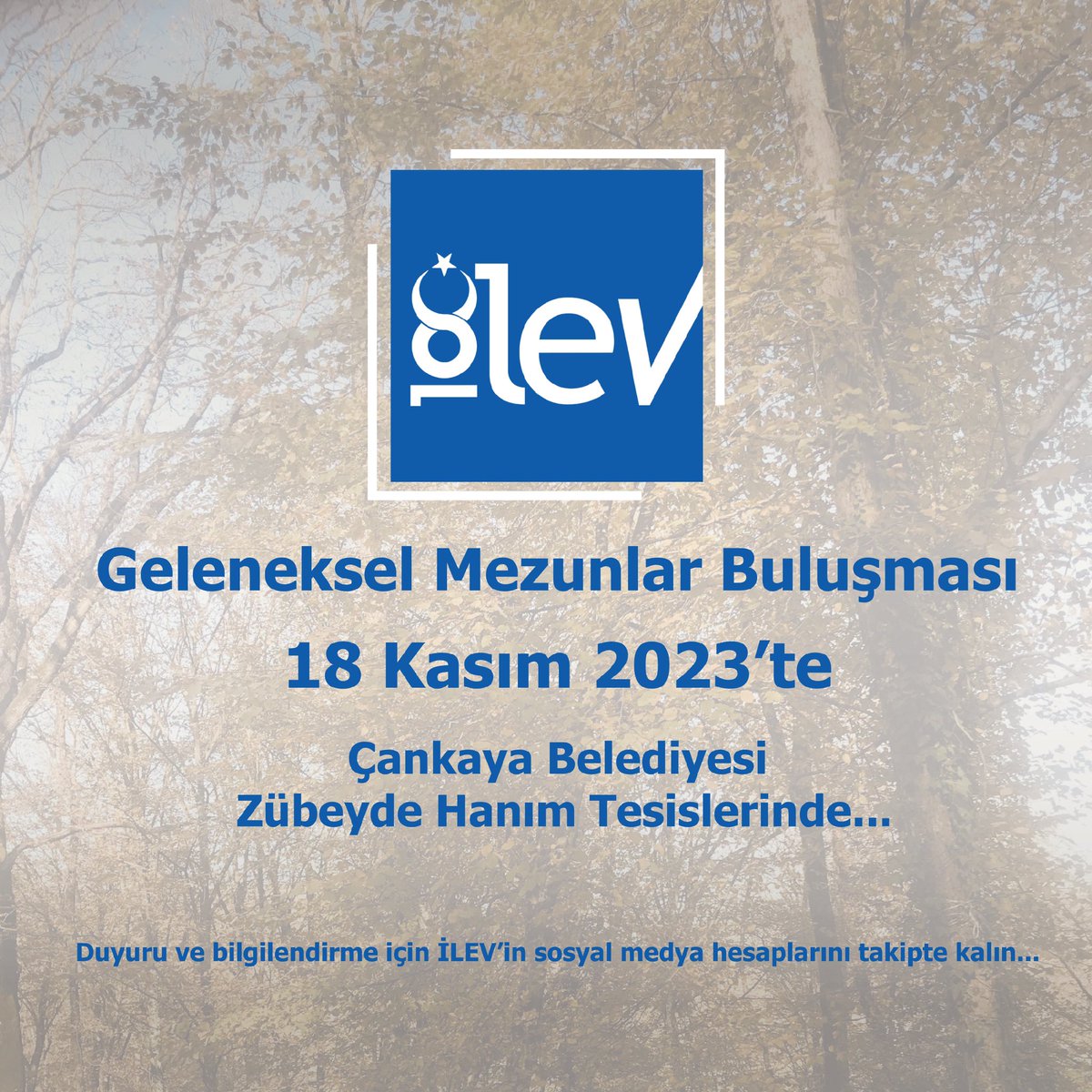 ilev96's tweet photo. Değerli Mezunlarımız,

Geleneksel Sonbahar Buluşmamızın tarihi 18 Kasım 2023 olarak belirlendi. 

Sizden istediğimiz bu tarihte başka kimselere söz vermemeniz. 🥰

Görüşmek dileğiyle!
https://t.co/6amJXJns61 https://t.co/eICuLp0QrF