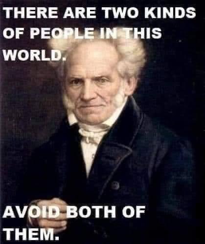 Ponaučenie z dnešného duelu M versus K už dávno sformuloval Arthur Schopenhauer:

#SuAjIneMoznosti