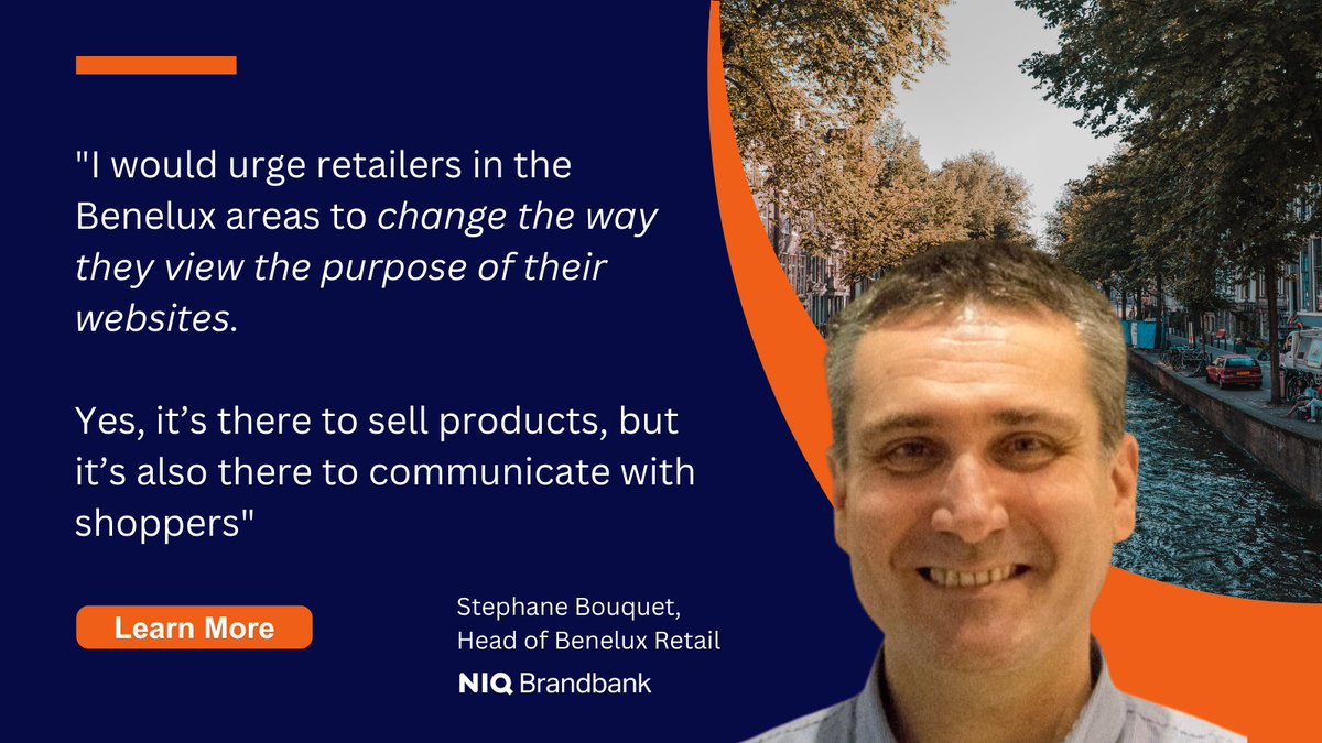 "I would urge retailers in the Benelux areas to change the way they view the purpose of their webistes. 

Yes, it's there to sell products, but it's also there to communicate with shoppers."

🗣 Stephane Bouquet, Head of Benelux Retail

Learn more 📰👇
h.nniq.co/IuLP50PCPIT