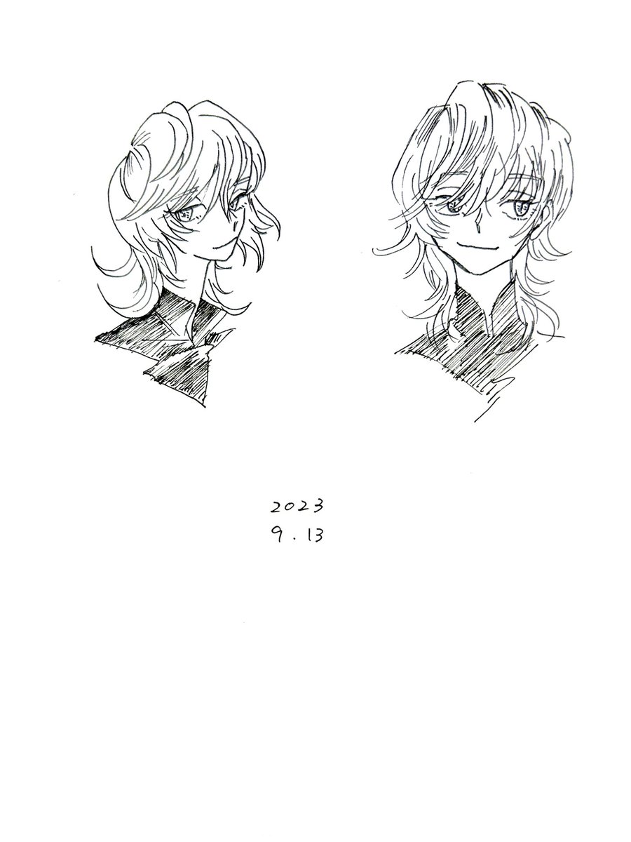 iPad割れてるんで手描きでね✒️🗒️ 