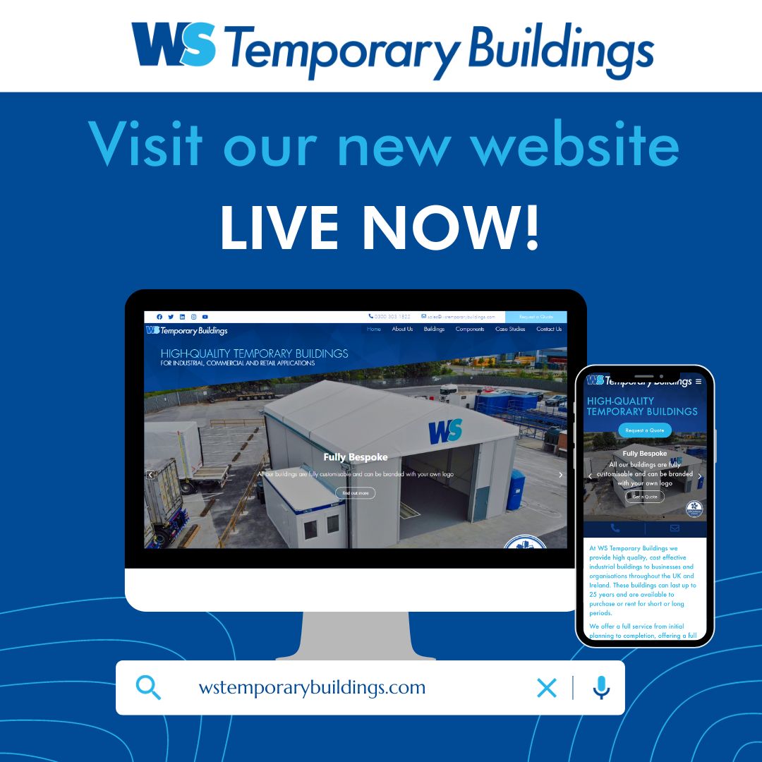 BuildingsWs's tweet photo. We are delighted to announce that we have launched our new website packed with even more information on our robust, reliable, and quickly installed temporary buildings.

Check it out by visiting; https://t.co/uAtmsUx9w5

#temporarybuildings #NewWebsite #nowlive https://t.co/FRl1uFKUqX