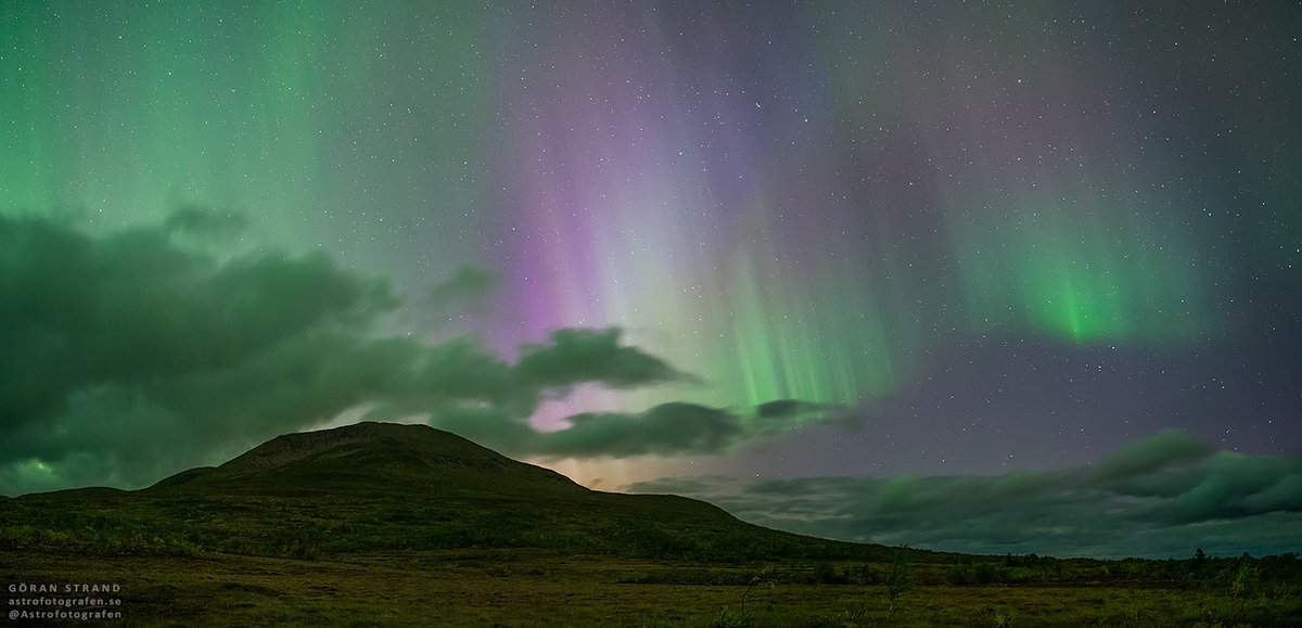 Very beautiful #NorthernLights last night, here's one shot I took of a very colorful of vivid #Aurora. Nikon Z9 with #Nikon Z 24-70mm f/2,8 S Follow me on Instagram to see more photos like this - instagram.com/Astrofotografen @UKNikon