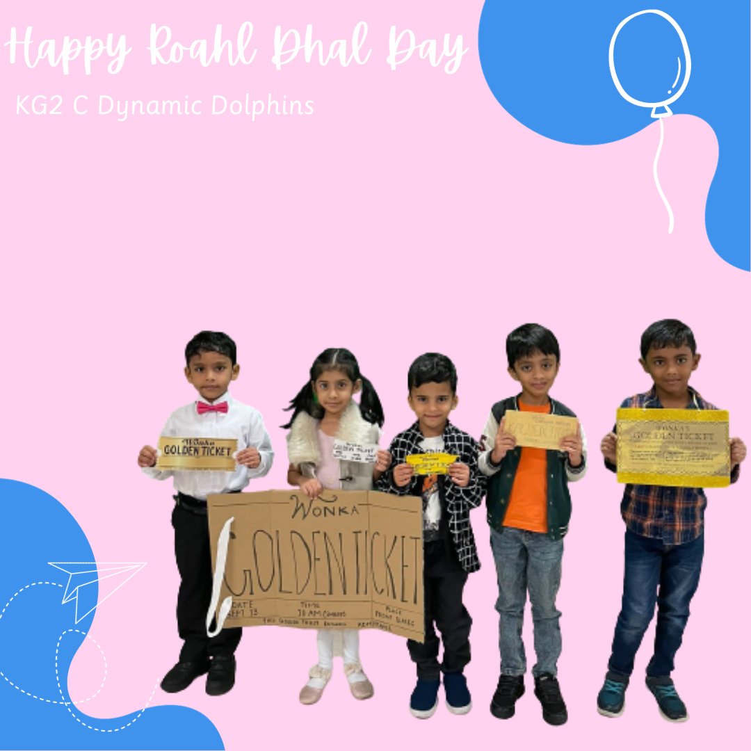 GayatriKakade16's tweet photo. "Celebrating #RoaldDahlDay was a blast for our #KG2C class ! Our classroom transformed into a world of wonder as Matilda, Willy Wonka, Veruca Salt, Charlie, Fantastic Mr. Fox, and the BFG. 📚📷 #Dynamicdolphins #NMSKindergarten"
@MichelleVerghe1
@NMSKindergarten https://t.co/YV7x98zB3i