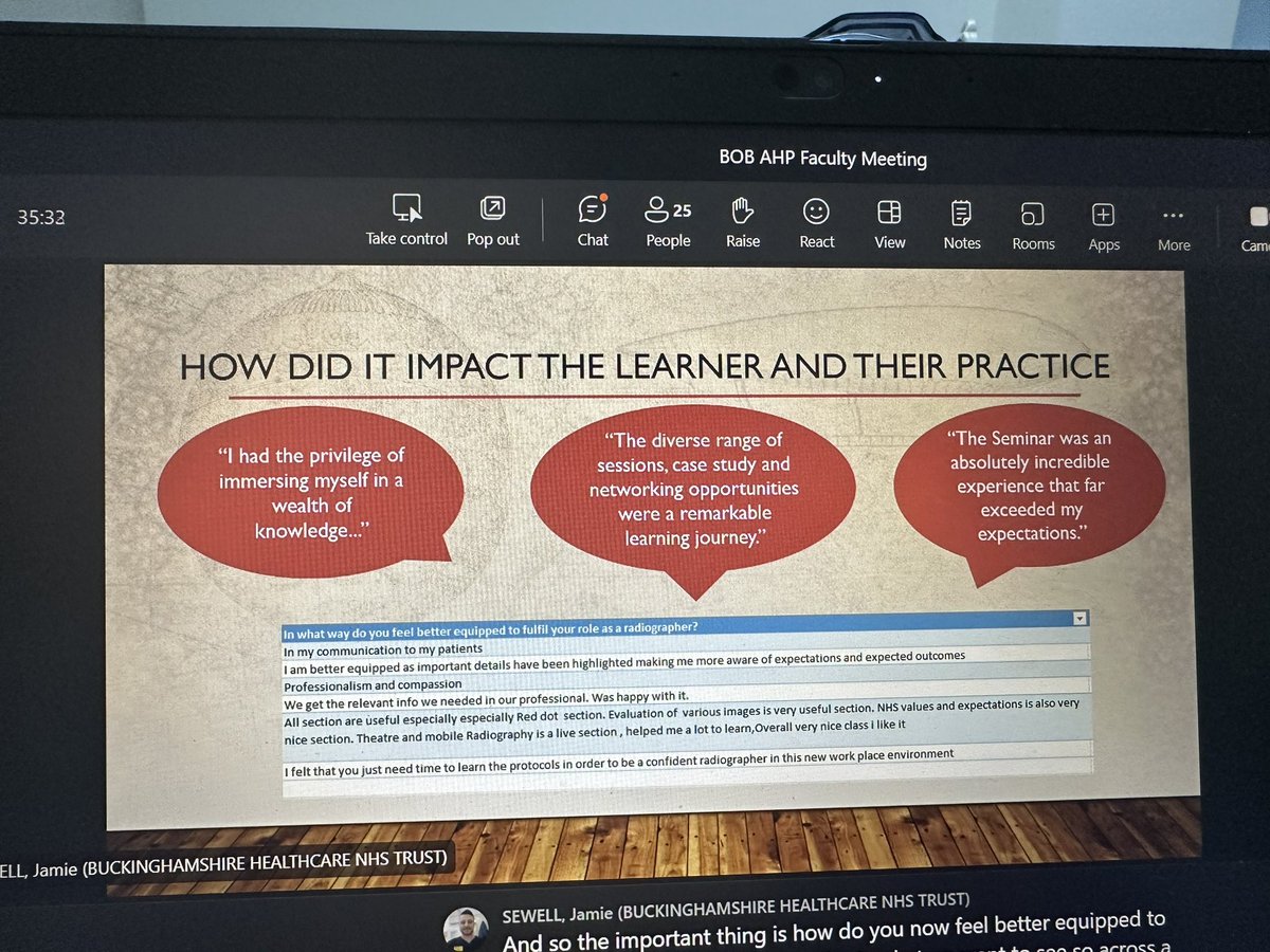 A fantastic BOB AHP faculty meeting today discussions on the international recruitment simulation training event, plans to celebrate #AHPsDay and apprenticeship placement circuits