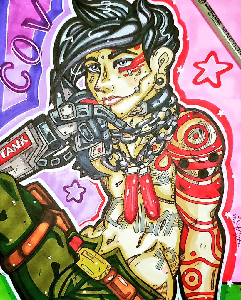 BeibakuMae's tweet photo. Happy 4th anniversary to @Borderlands for #borderlands3!! Remember to give your flesh to the cause fellow #childrenofthevault for @ElisaRockDoc as #Queentyreen and @MaxMittelman as #TroyCalypso
Tiny Tina is @ashly_burch โค๐งก๐๐๐๐ #beibakumae #rainbowbrainsplatterings https://t.co/oolAUyCn3U