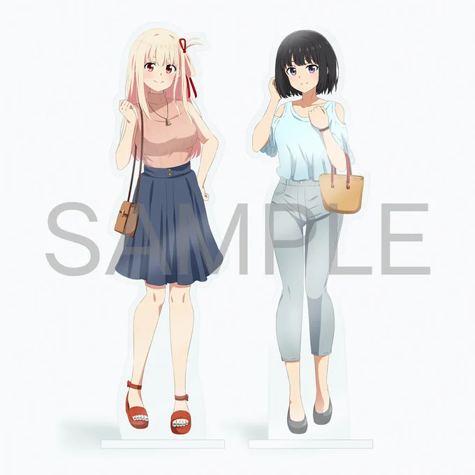 新刊の販売とアクスタの予約が始まっております。 また、「Lycoris Color」も残りわずかですが再度追加いたしました(これでラスト分) リコリス・アレンジ  ロングヘア千束アクスタ  ショートヘアたきなアクスタ 