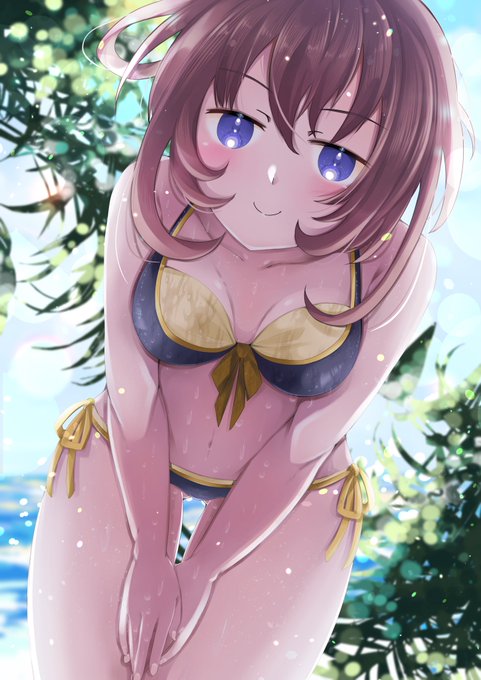 結構描いてました👙   #夏が終わりそうだし今年描いた水着絵を貼ろう 