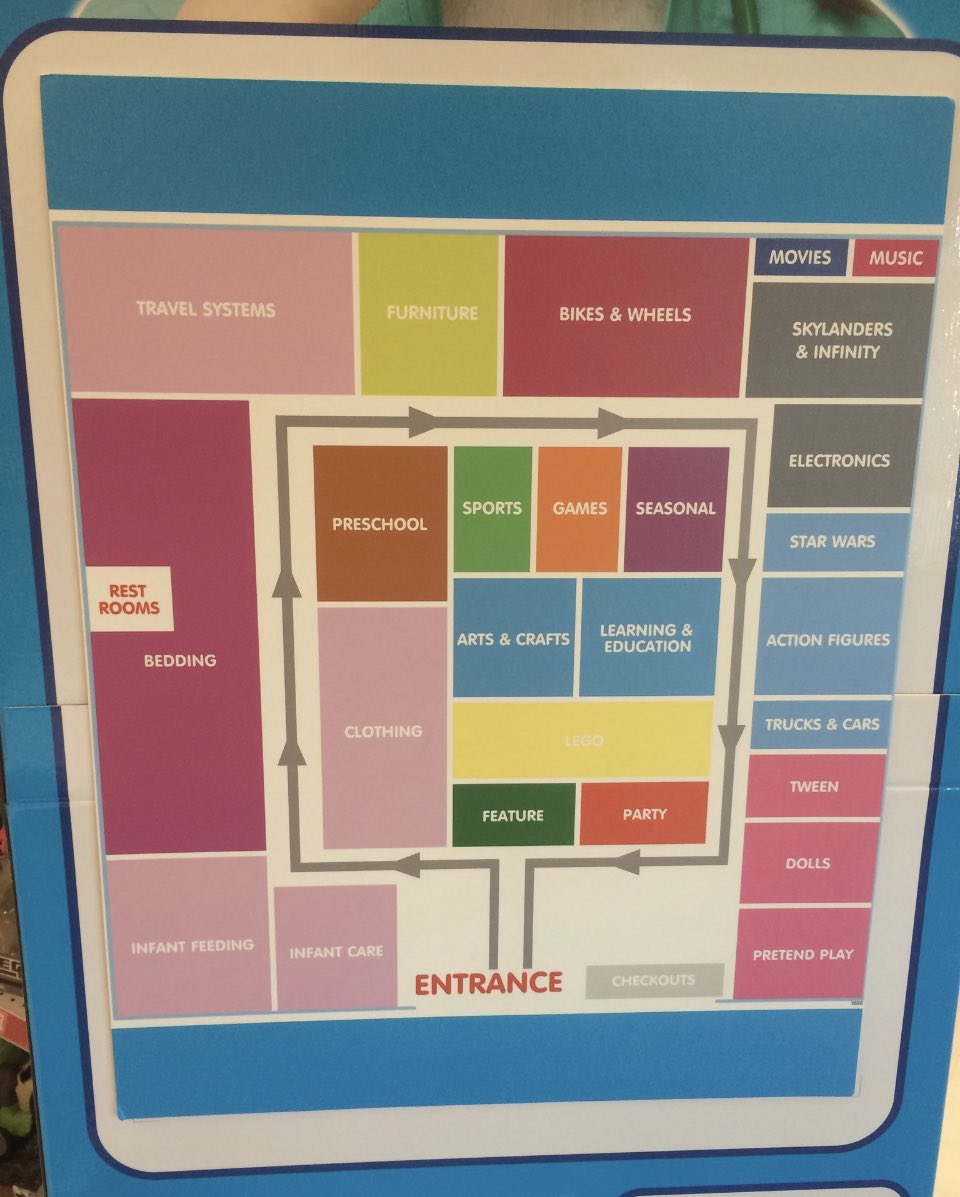 Man!  Remember back circa 2016 when #StarWars was SO popular that it warranted its own section at @toysrus separate from the regular action figures?  It was so prominent it was called out on the floor maps.  Now we are lucky to get a 4’ section on the Planogram.  #thegoodolddays