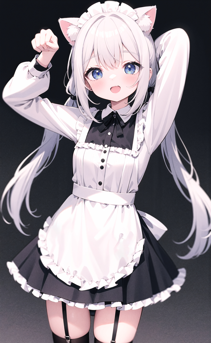 warvilk's tweet photo. 喵~是你的小猫娘呦~

#原创 #制服 #uniform #白髪 #白发 #少女 #猫耳  #魅惑のふともも #魅惑的大腿 #猫娘neko  #絶対領域 #绝对领域 (1/1) https://t.co/wM3PBXNamx
