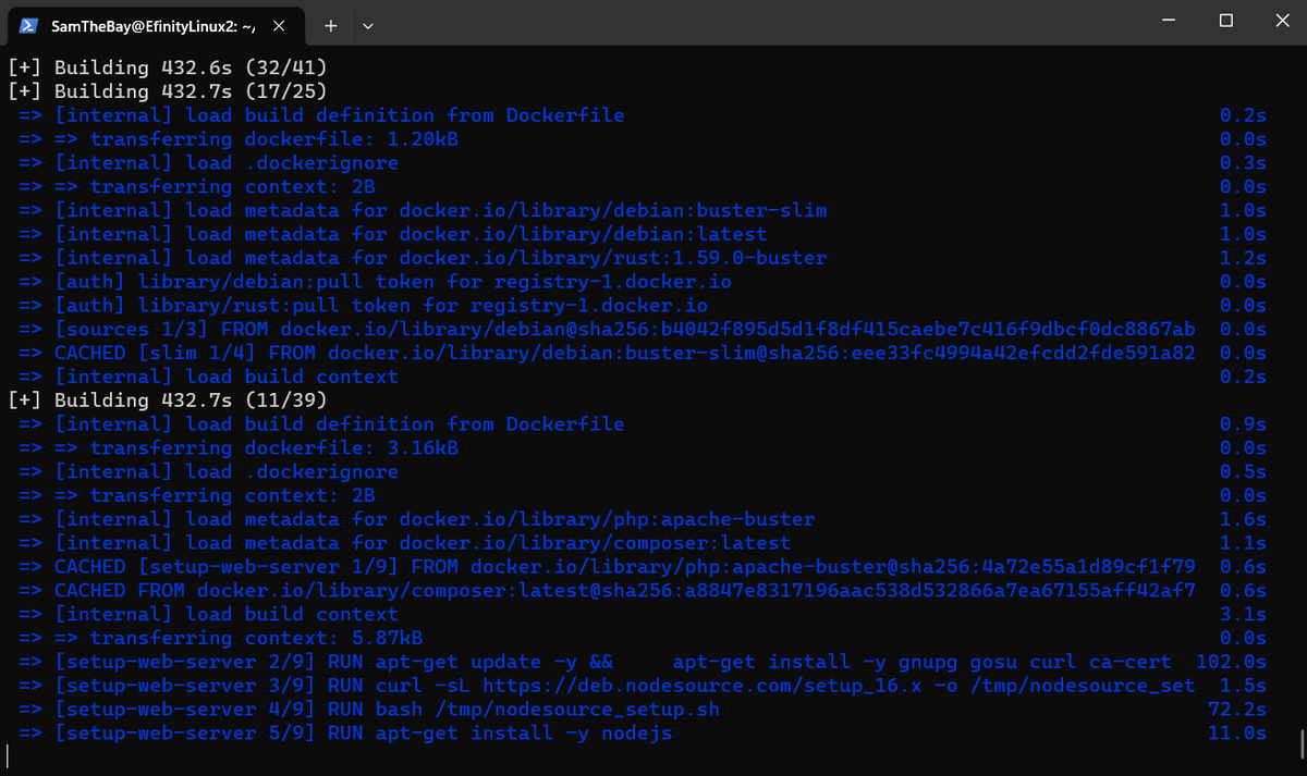 SamTheBay's tweet photo. Updating my @enjin platform instance to the latest. Soon The Etherscape will be running on the new chain ⛓️ https://t.co/MwOuvgQ4Tr