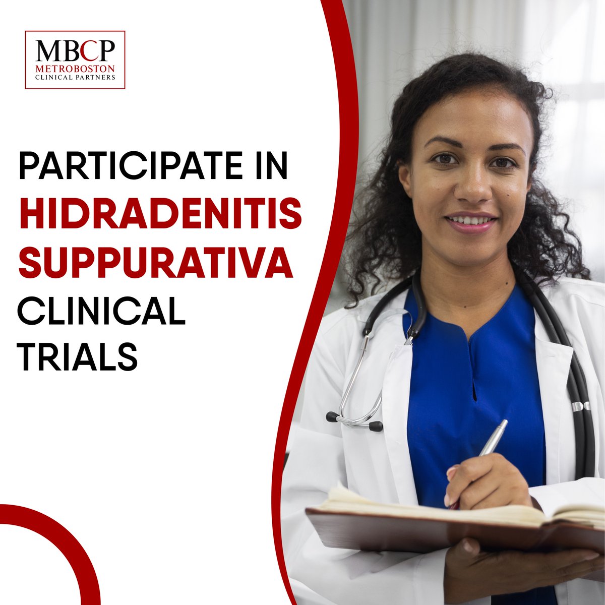 Hidradenitis Suppurativa affects individuals of all ages, genders, and ethnicities. Be a part of our clinical trial and contribute to a better understanding of this complex skin condition.

#LivingWithHS #hidradenitissuppurativasupport #HSHeroes #hswarrior #MBCP