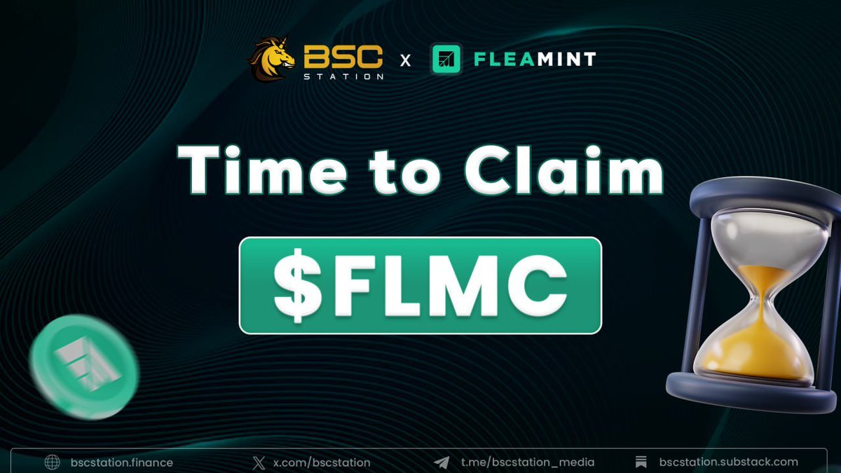 BSCS_Global's tweet photo. 📣 Time to claim your $FLMC token on 
@bscstation 🔥

👋 Our dear BSCSians, It’s time to Claim the valuable $FLMC token of @FleamintDeFi project on
@bscstation !

➡️ Claim $FLMC token at: https://t.co/7ESGGXfJzZ

⏳ Vesting: 100% at TGE

💲 Official smart contract address: 0x575C2274460642838bbA1fd1b686884d684d44Da

📈 Trade on @MEXC_Official: https://t.co/2l9sxSLJf5

💲 Trading Pair: FLMC/ USDT

⚠️ Note:
To claim your tokens, you must use the same wallet that you used to join the @FleamintDeFi  IDO on @bscstation

🚀 Thank you for your support and it's time to head straight to the Moon 🌕

#BSCS #BSCStation #IDO #Fleamint
