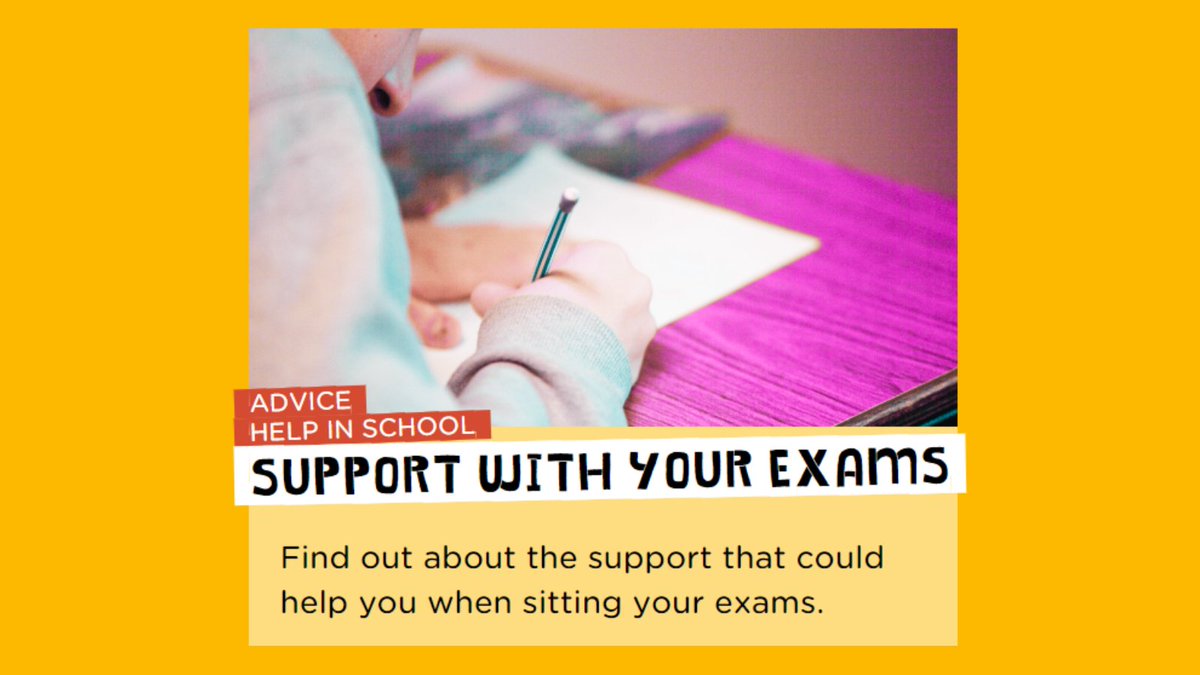 The SQA are looking to find out what pupils think about #support with assessments ✍️ If you know any pupils that would like to share their thoughts they can do so here ⬇️ tinyurl.com/2wsj4zpe We also have info about support with exams on Reach ⬇️ reach.scot/advice/school-…