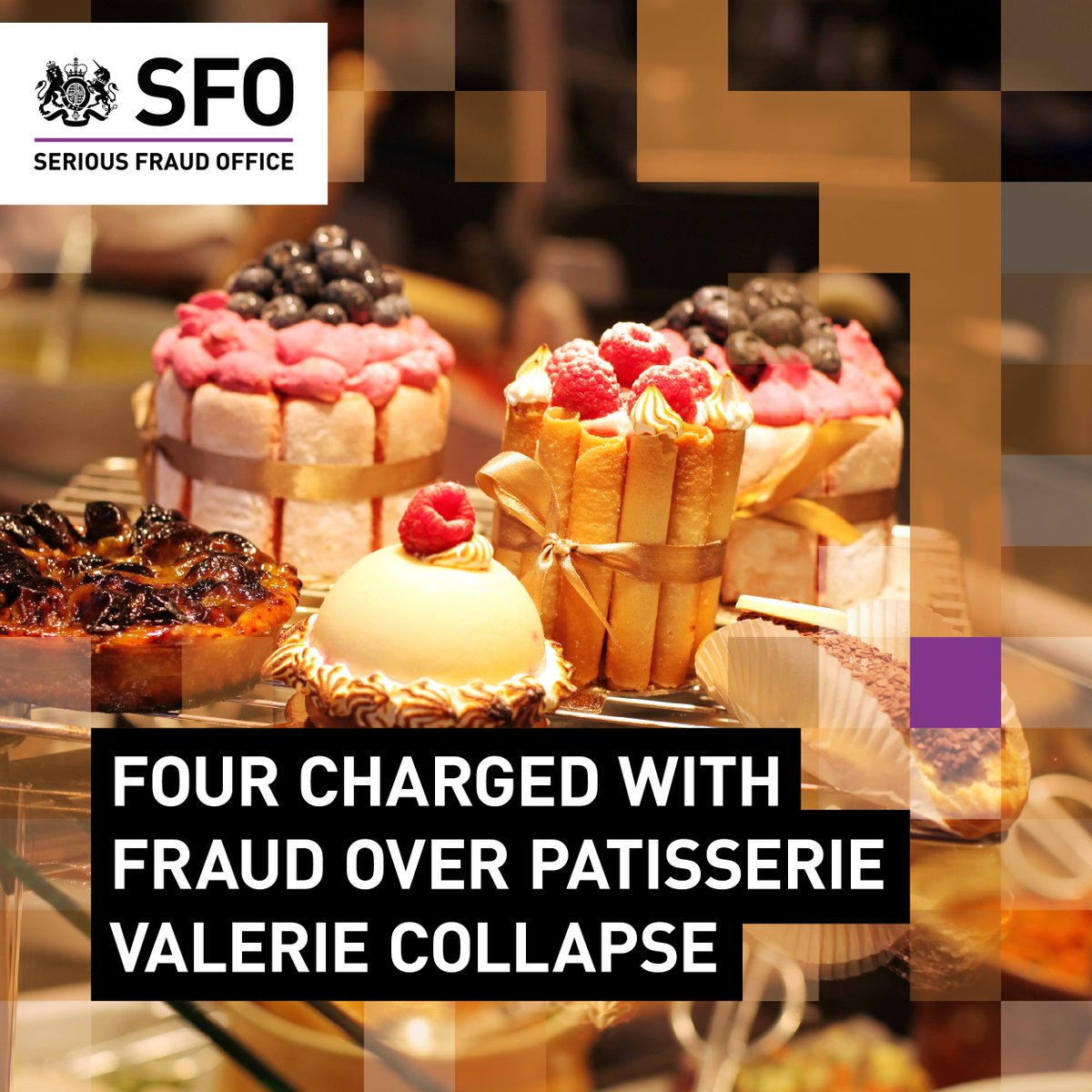 “Patisserie Valerie’s abrupt collapse rocked our high streets – leaving boarded-up shops, devastating job losses and significant investor losses in its wake. Today is a step forward in getting to the bottom of this scandal” - Lisa Osofsky, Director of the SFO.

Read more 👇