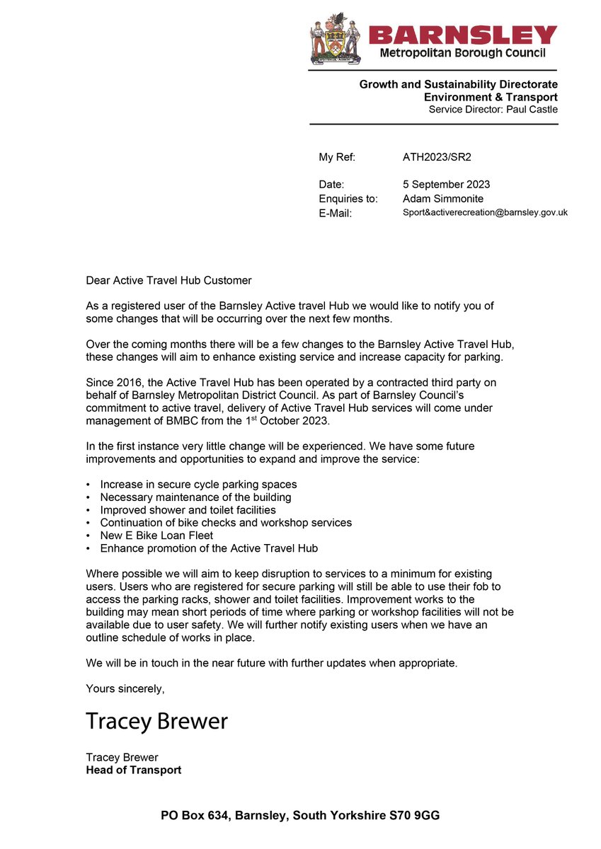 Important news!
All hub users and customers please take the time to read the attached letter.

We will be ceasing all services and repairs at the end of this week (Fri 15th). More to follow. 

If you have any queries please contact the hub by phone on 07818511133.