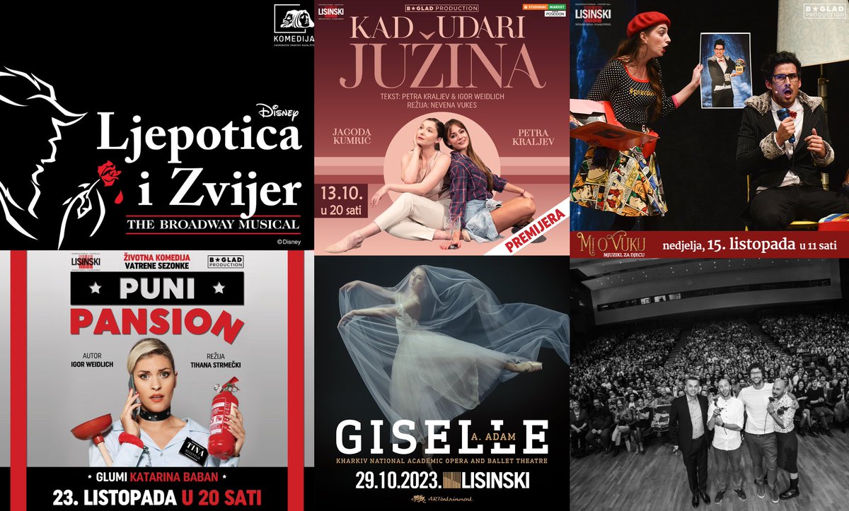 🎭🍂Na objema pozornicama Lisinskog ove jeseni ne propustite broadwayske hitove, premijeru predstave, balet, komedije, drame, predstave za djecu, ali i stand-upove! 💃🎤🎶🩰
lisinski.hr/hr/novosti/ras…