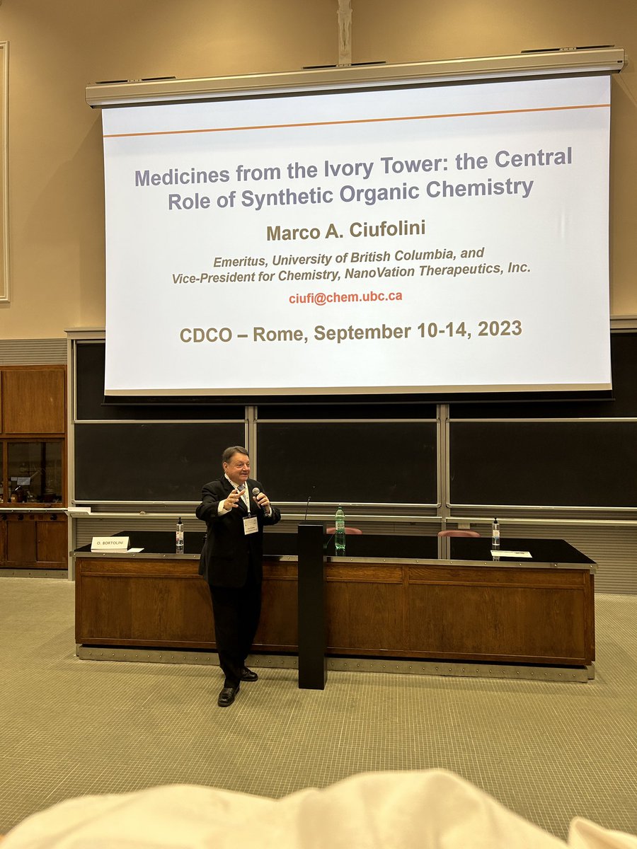 Silvia Cammarone (@silviacammarone) on Twitter photo Great plenary lecture of my mentor Prof. Marco Ciufolini at the #CDCO2023 in Rome <a href="/SCIorganica/">SCI Chimica Organica</a> <a href="/SocChimIta/">Società Chimica Italiana</a> Great plenary lecture of my mentor Prof. Marco Ciufolini at the #CDCO2023 in Rome <a href="/SCIorganica/">SCI Chimica Organica</a> <a href="/SocChimIta/">Società Chimica Italiana</a>