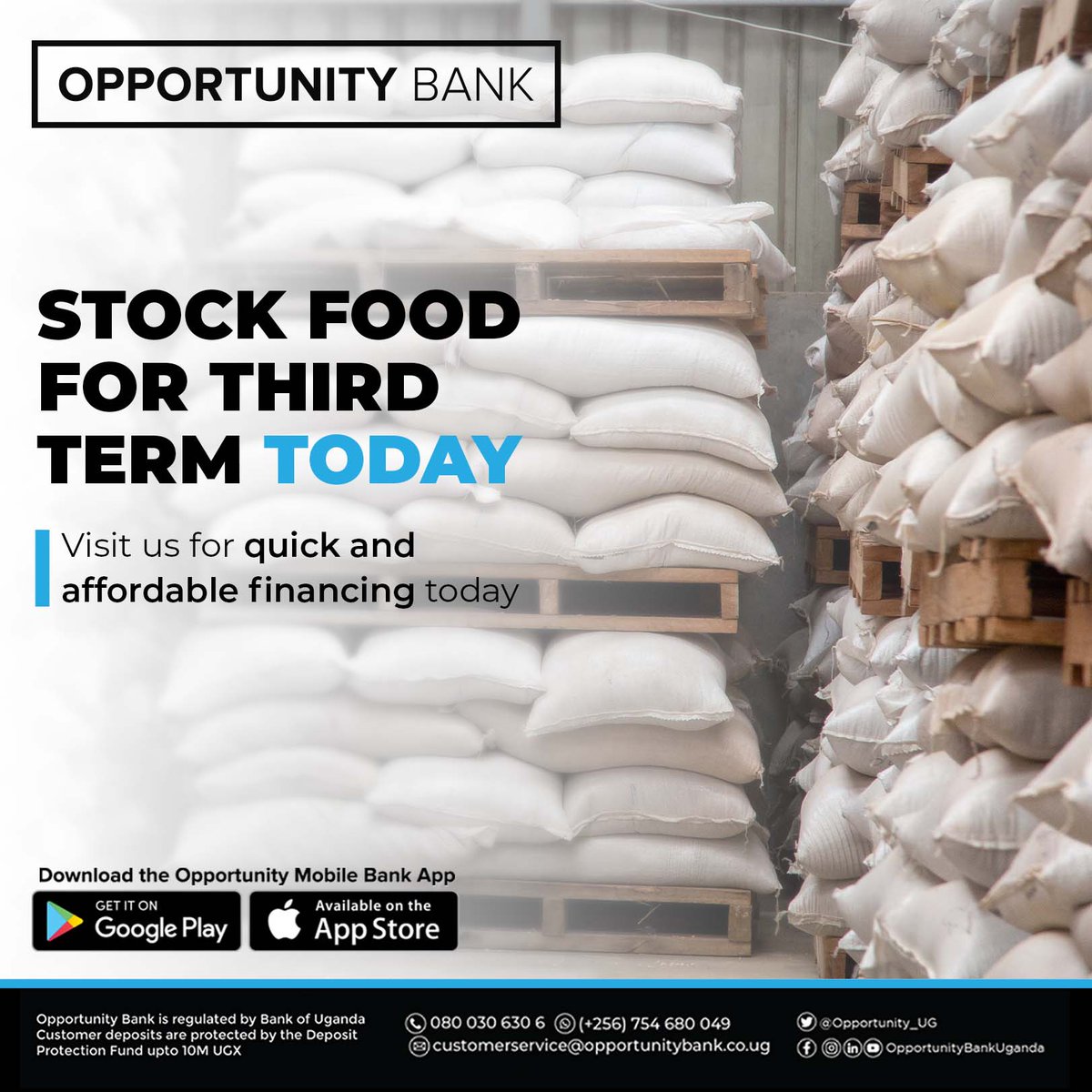 CapitalFMUganda's tweet photo. Wumula stress. Let @Opportunity_UG bail you out of a situation & get you prepared to receive your students/pupils this coming third term. Visit any of our branches to apply for a bridge financing loan or call 0800 306306 for more enquiries #schoolimprovement #bridgefinancing https://t.co/qVMj5yB7Ys