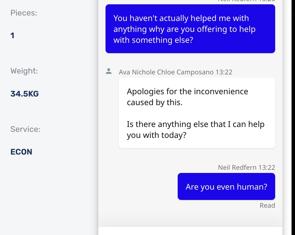 Hi <a href="/secretlabchairs/">Secretlab</a> please do not use XDP for your deliveries. I waited all day yesterday and no delivery and no nothing is showing on tracking and their "Chat" is useless. I paid for express delivery and I'm still waiting