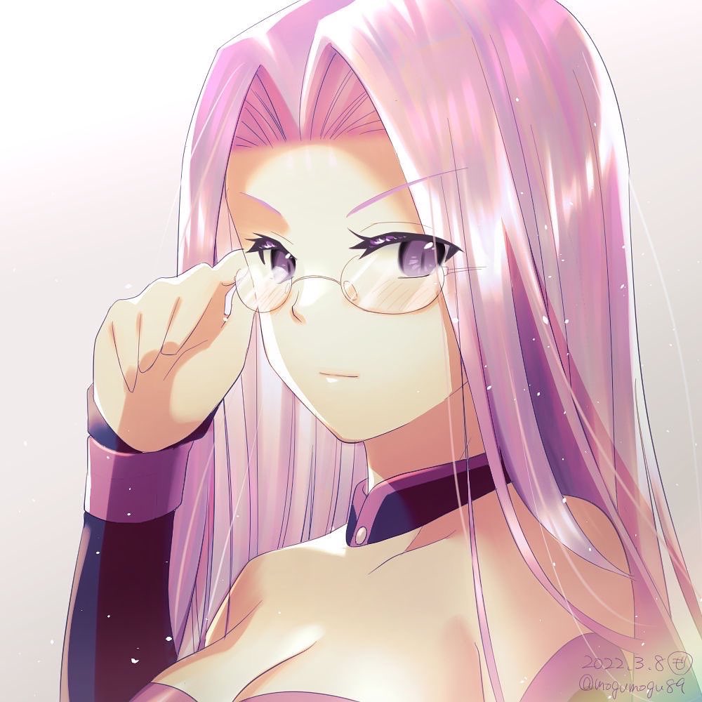マシュ・キリエライト(Fate) 「#無言で眼鏡娘をあげる見た人もやる 」|ぐーやん🎀skebご依頼募集中！のイラスト