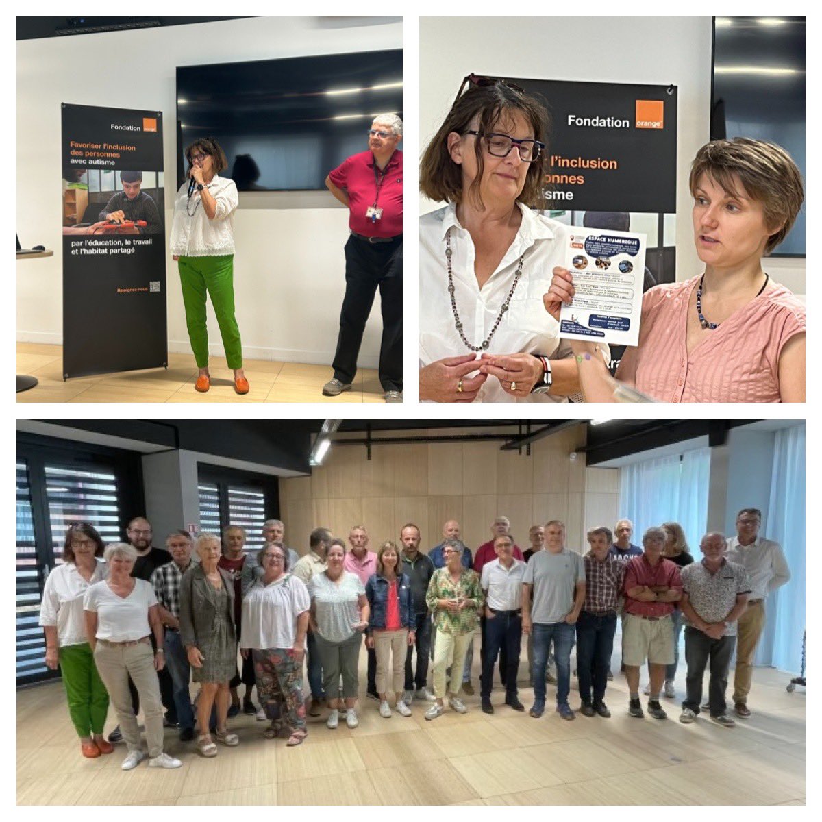 Orange Solidarité (@orangesolidarit) on Twitter photo Les équipes Orange Solidarité centre-est réunies autour du FabLab inclusif de Villeurbanne MIETE
<a href="/FondationOrange/">FondationOrange</a> <a href="/RLHelgoualch/">Renan L'Helgoualc'h</a> <a href="/NJoulia/">Nicole Joulia</a> #OrangeSolidariT Les équipes Orange Solidarité centre-est réunies autour du FabLab inclusif de Villeurbanne MIETE
<a href="/FondationOrange/">FondationOrange</a> <a href="/RLHelgoualch/">Renan L'Helgoualc'h</a> <a href="/NJoulia/">Nicole Joulia</a> #OrangeSolidariT