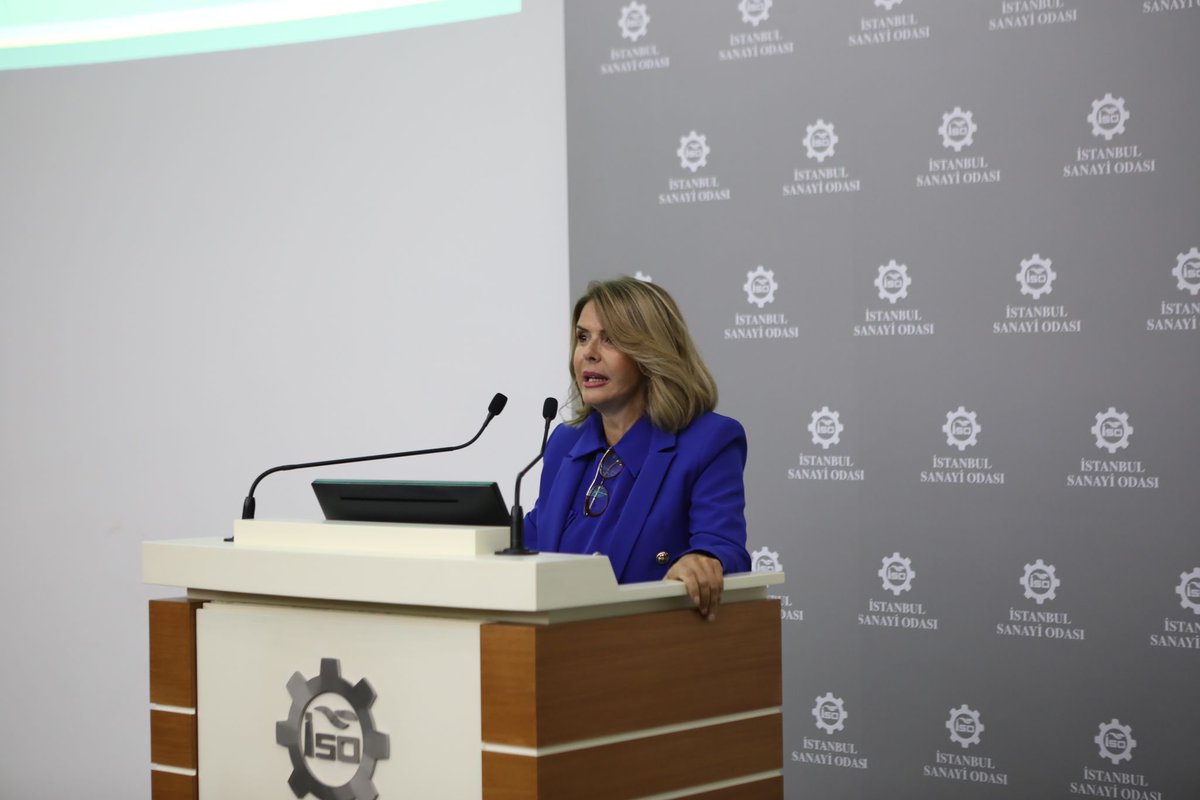 İSO Yeşil Gündem Sohbetleri “İklimin Değiştirdiği Üretim ve Ticaretin Gündemi: AB Sınırda Karbon Düzenleme Mekanizması” etkinliğinde konuşan İSO Yönetim Kurulu Sayman Üyesi ve Sürdürülebilirlik Platformu Başkanı Sultan Tepe şunları belirtti:

“Sanayiciler olarak yeşil dönüşüm