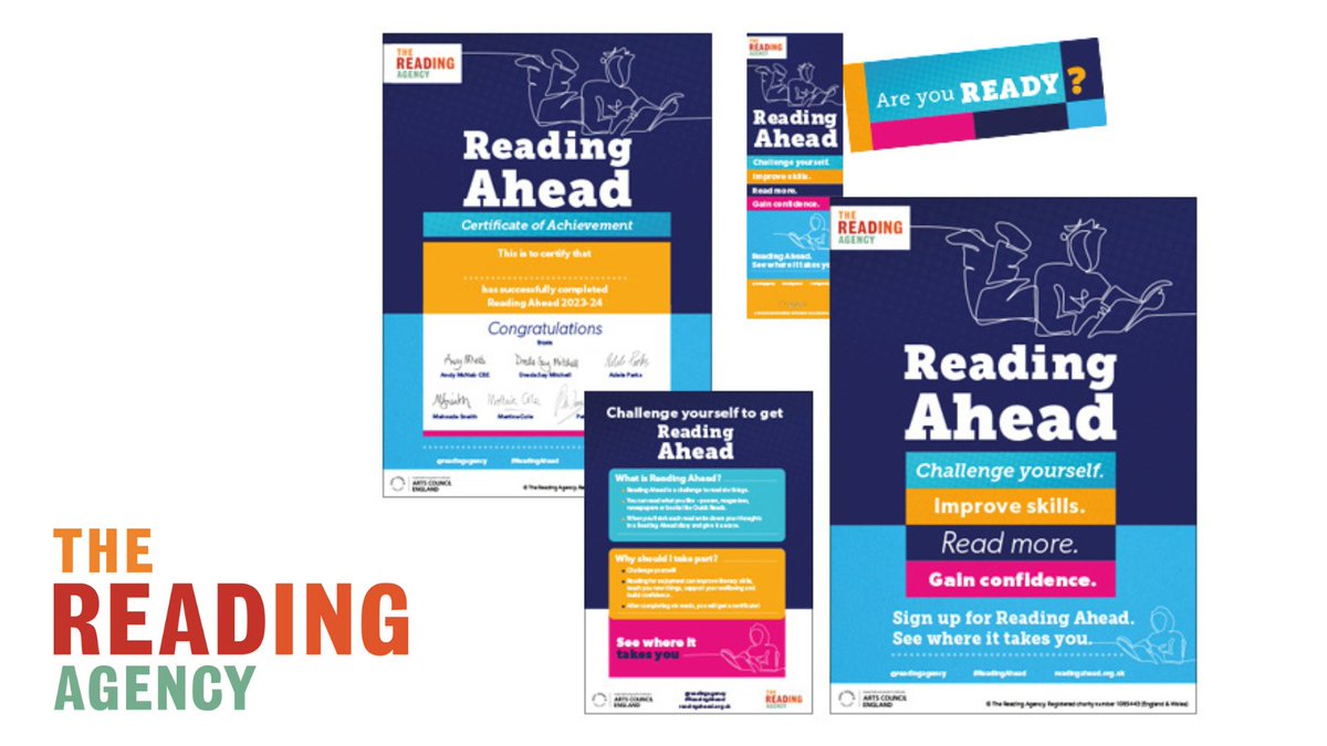 COGCLibraries's tweet photo. We are launching a new #ReadingAhead challenge this week, so come and collect your challenge pack from Level 4 and start your reading journey! @reading_groups @readingagency #libandlearn https://t.co/FbmuWhlBq2