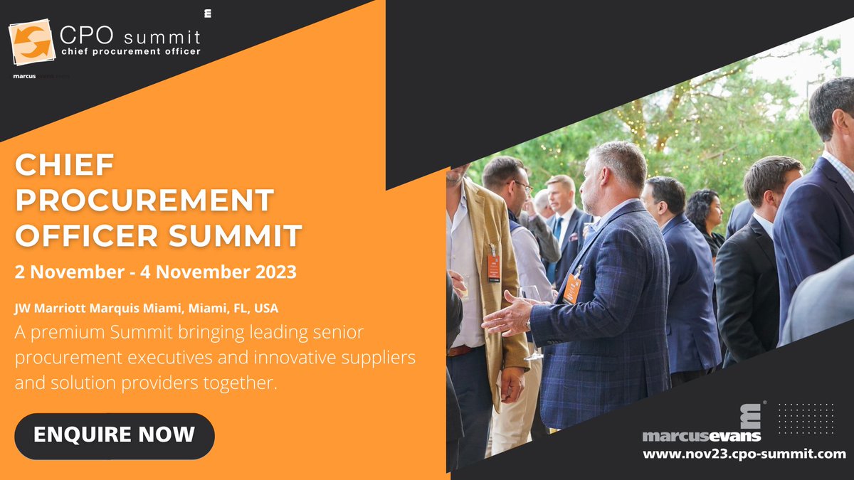 All Things Supply Chain Blog (@atscblog) on Twitter photo The All Things Supply Chain Blog would like to announce that we are official media partners for the upcoming <a href="/marcusevans/">Marcus Evans Group</a> CPO Summit nov23.cpo-summit.com The All Things Supply Chain Blog would like to announce that we are official media partners for the upcoming <a href="/marcusevans/">Marcus Evans Group</a> CPO Summit nov23.cpo-summit.com