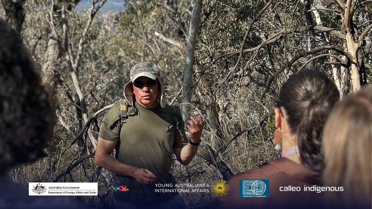 YoungAustIntAff's tweet photo. Ahead of the #Future23 National #Conference, members of our 2023 Future Leaders Series cohort spent the day networking with experts in Indigenous diplomacy and experiencing an on-country walk, deepening their understanding of First Nations perspectives. π‘ https://t.co/8iLzlf7Oke