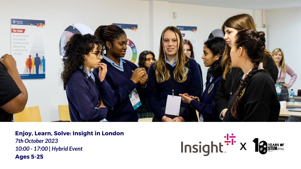 We've teamed up with <a href="/Stemettes/">Stemettes ® ♥★#●+</a> to bring you the #InsightxStemettes hackathon. Win prizes by showcasing your ideas of how AI can be used to change the world for the better.

🗓️ 7th Oct
⏱️ Ages 5-25

Sign up by 29th Sept: ms.spr.ly/60139rGaD
#StemettesHack