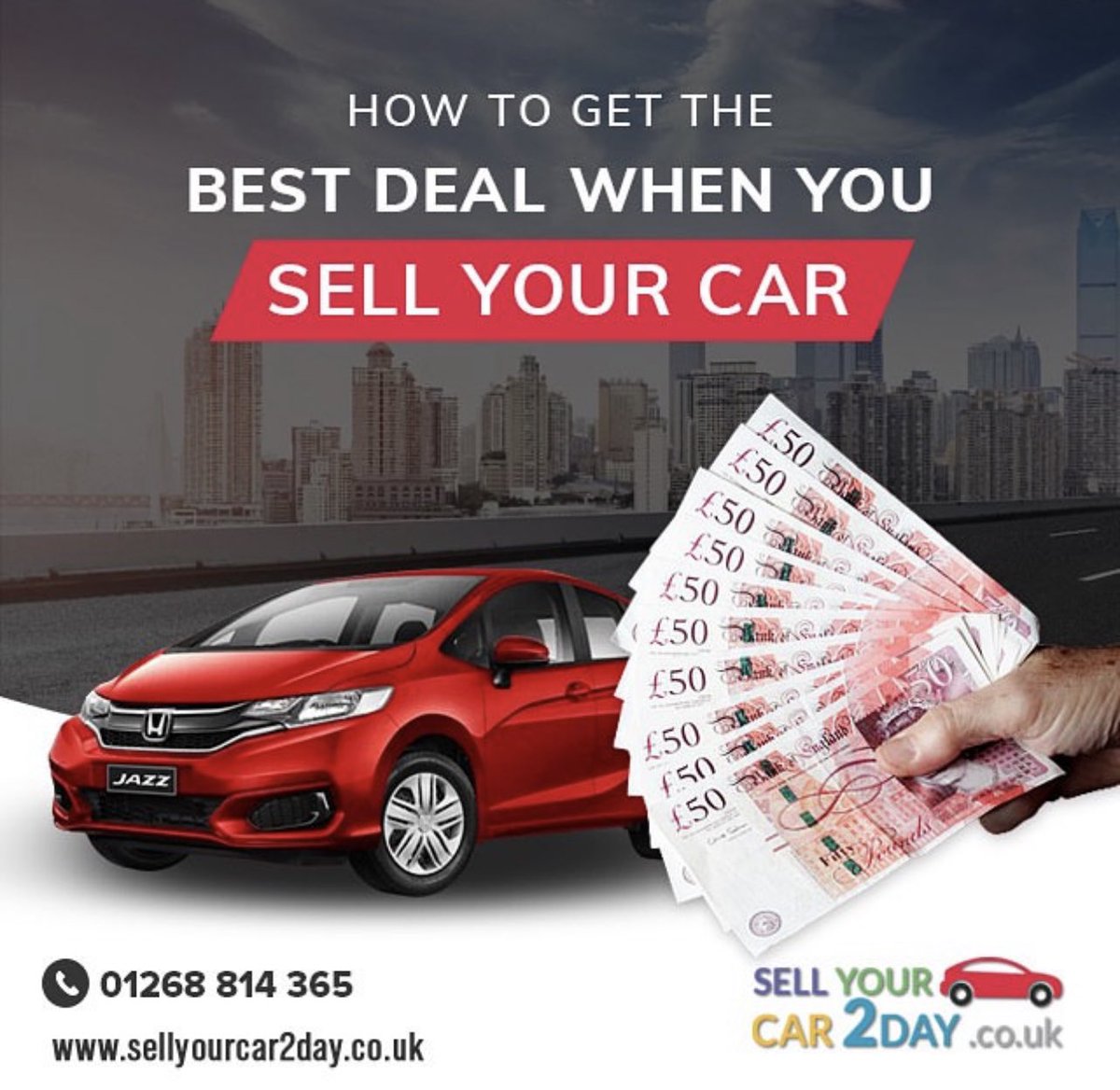 WSSCreative's tweet image. Need some extra cash In 2023 🙌💰Sell your car with us today. Visit our website for more details…

We can clear your finances and buy your car the same day 🚗🚗🚗

sellyourcar2day.co.uk

Call us today on: 01268 814 365