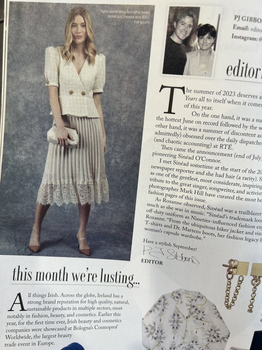 Love it <a href="/SandPmagazine/">Social & Personal</a> thanks for including the Taylor dress in this months mag 💗