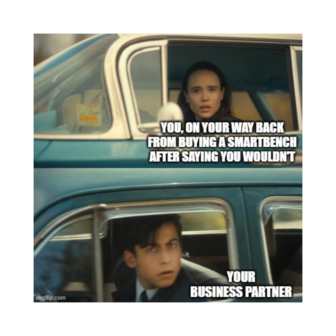 yetitool's tweet image. 🤷‍♂️🤣 No one can resist SmartBench! 😍🔥 Our CNC router will have you keeping secrets from your business partner; totally worth it! 💼💸

#cncrouter #yetitool #meme