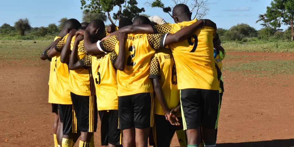 BornFreeKenya's tweet photo. "Kick to Conserve," founded in July 2022, uses sports for conservation and staff well-being. We educate youth along Meru National Park's southern border, fostering environmental awareness and better health. Read more: https://t.co/fhs2pI6Kuv #SportsforConservation https://t.co/TfJvLdMguD