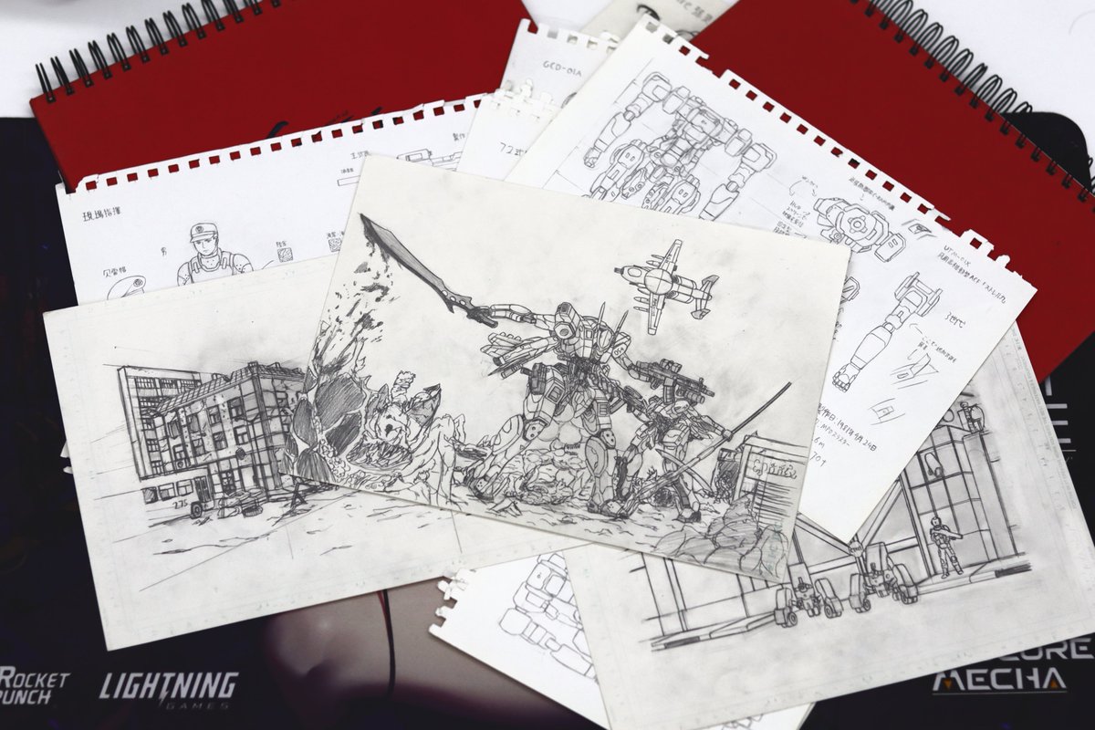 LightNgames's tweet photo. A huge thanks to Mayura (873Productions on Twitter and Mayura125 on Bilibili) for making these awesome fanart pieces of Hardcore Mecha @rocketpunchgame! 
#indiegame #fanart #illustrations https://t.co/cUNZqmd5Rf
