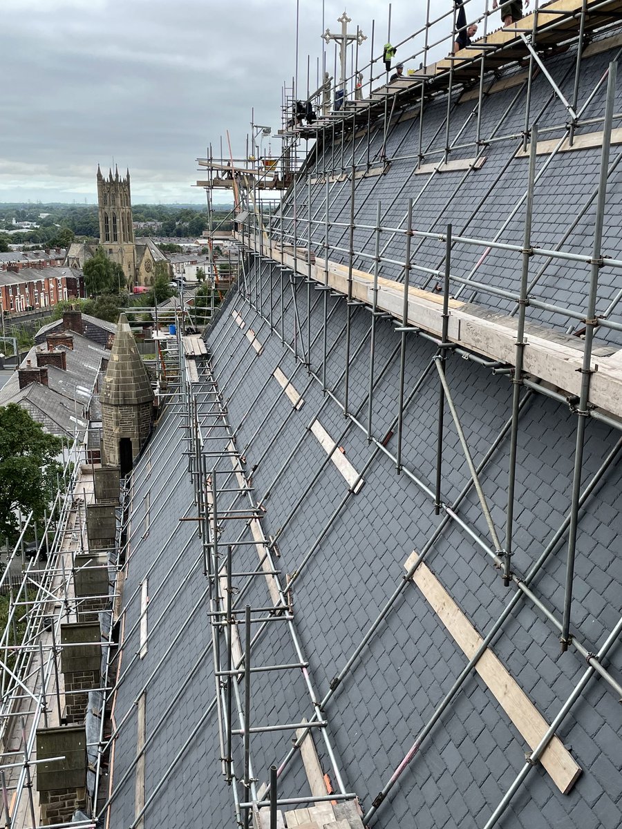 KPSArchitects's tweet photo. We are delighted that our works to the Shrine Church of St. Walburge, Preston, have been chosen as one of five finalists for this year’s King of Prussia Gold Medal! #NationalChurchesTrust #NCT #EcclesiasticalArchitectsAndSurveyorsAssociation #EASA #ChurchAwards #KingOfPrussia https://t.co/XD38DBFsPq